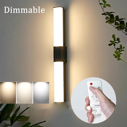Applique murale LED extérieure dimmable avec télécommande pour ajuster votre ambiance de terrasse