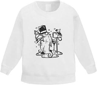 Azeeda 'Xmas Gonk & Bird' Kid's Sweatshirt/Jumper (3-4 Years) (KW00108625)