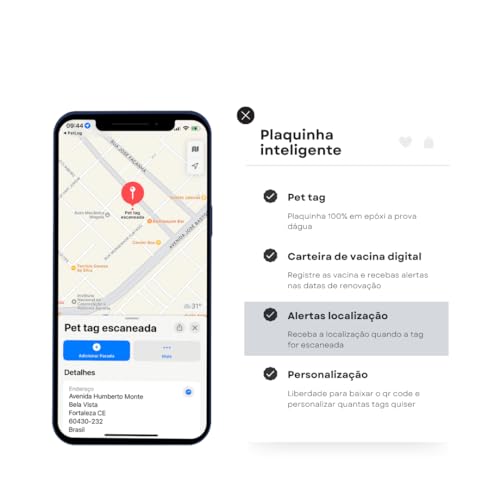Pet Tag - Plaquinha de Identificação Inteligente para Pets