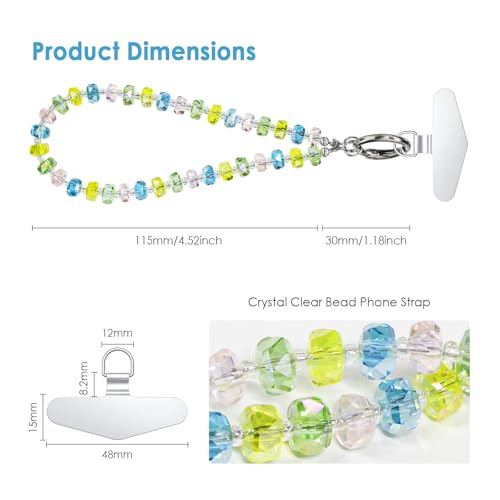 Image of TENOC Beaded Phone Wrist Strap, Colorful