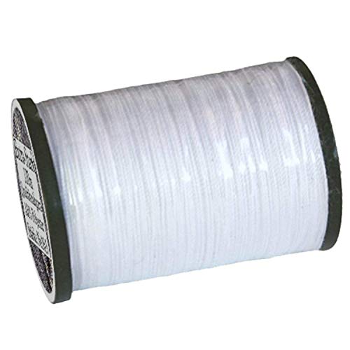 1739 Bobine de fil à coudre extra fort 100 m Blanc Ne 16/3 100 % polyester pour machine à coudre 100 % polyester