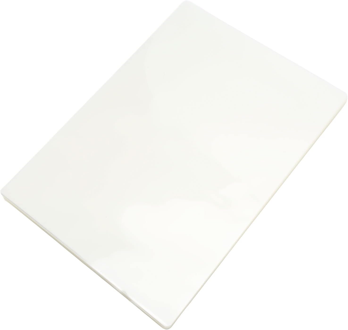 Yosoo 100Pcs Laminating Sheets, Anti Scratch PET Thermal Laminating Film with Rounded Corners, for Photos Documents and Cards