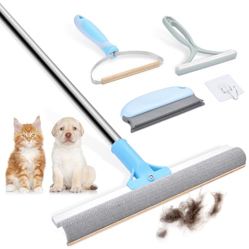 Image of 4 Packs Pet Hair Remover Set, gray