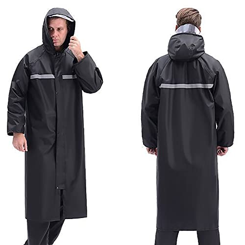 Ledph Pancho Impermeable Homme, Poncho Anti Pluie RéUtilisable, Poncho Pluie Homme avec Capuche, Pliable Cape de Pluie Randonnée pour Voyage, Camping, Activités en Plein Air,XL Cover