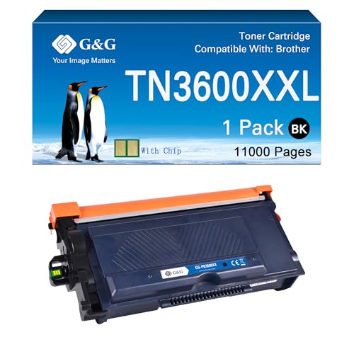 Toner compatible TN3600XXL Brother fini les pannes de puce