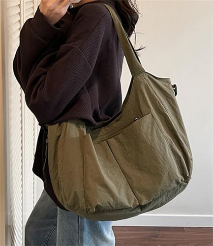 Nylon Tote Bag 2025 Unisex Fashion Shoulder Bag Multi-Pocket Design Large Capacity Crossbody Daily Commute2