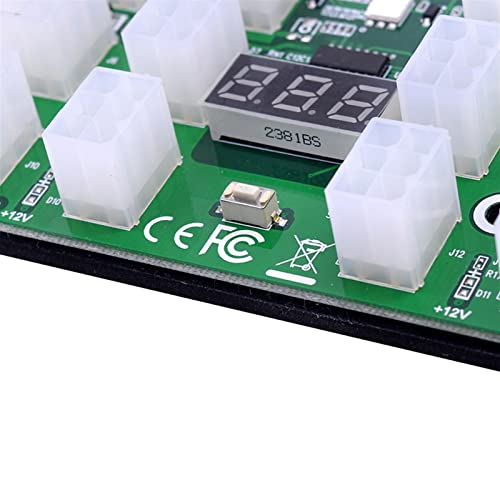Carte de dérivation module d'alimentation orange avec 12 ou 17 câbles 6+2 broches GPU - 6