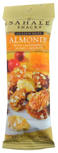 Sahale Snacks Glazed Nuts Almonds with Cranberries Honey + Sea Salt -- 1.5 oz - 2 pc