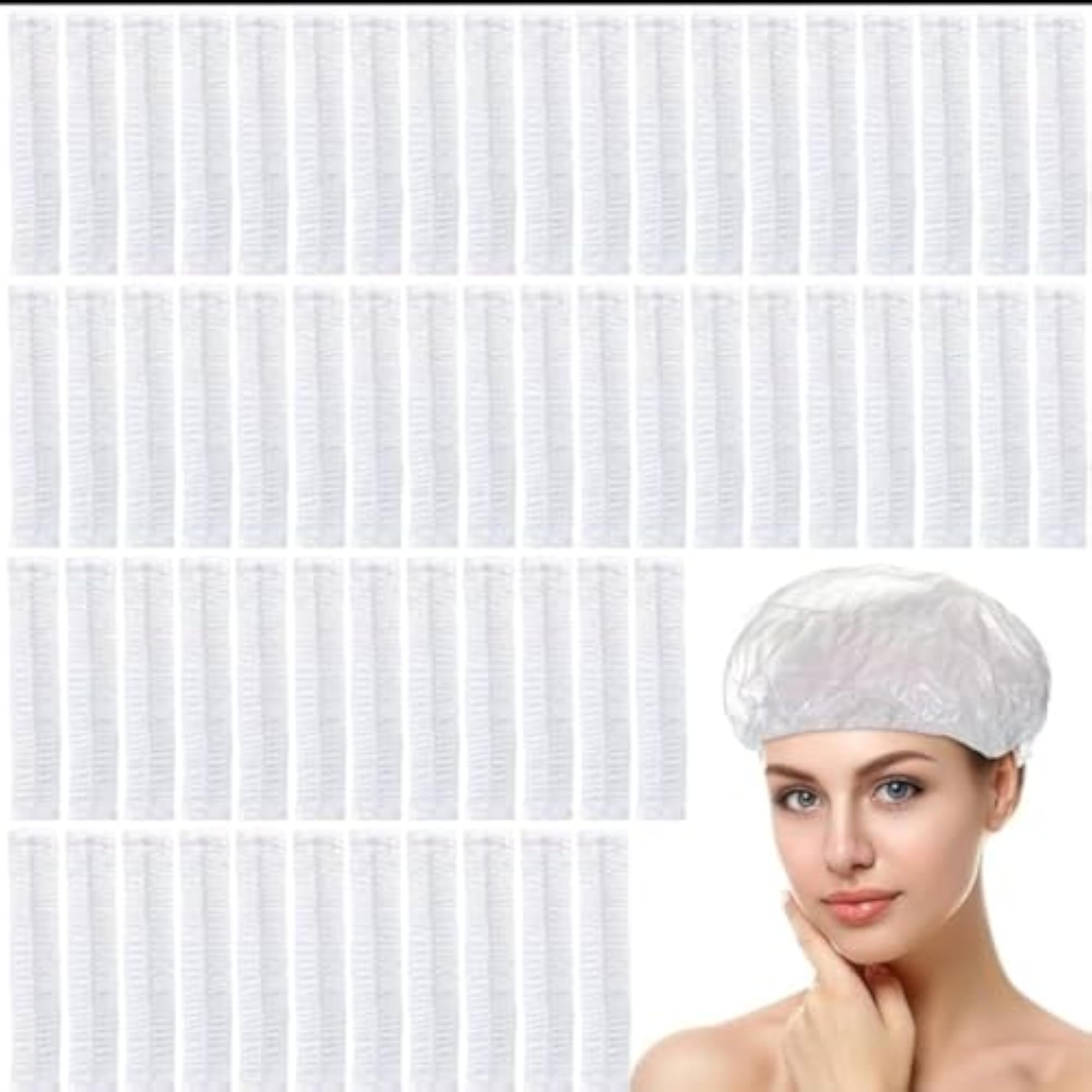 Clear Thick Plastic Waterproof Shower Caps