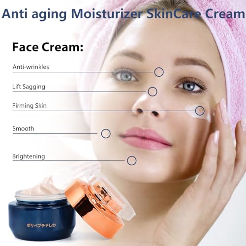 YIVANNUO Japanese Wrinkle Removal Cream, Anti aging Moisturizer SkinCare, Face Cream, Polypeptide Anti-Wrinkle Cream