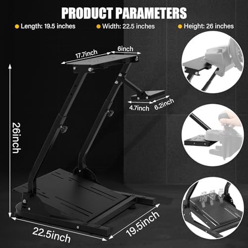 Suporte ajustável para volante de corrida para montagem de câmbio profissional para acessórios de vi