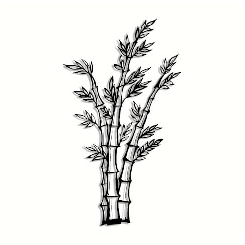 Modern Minimalist Art Metal Wall Decor Trees,Silhouette Plant for Living