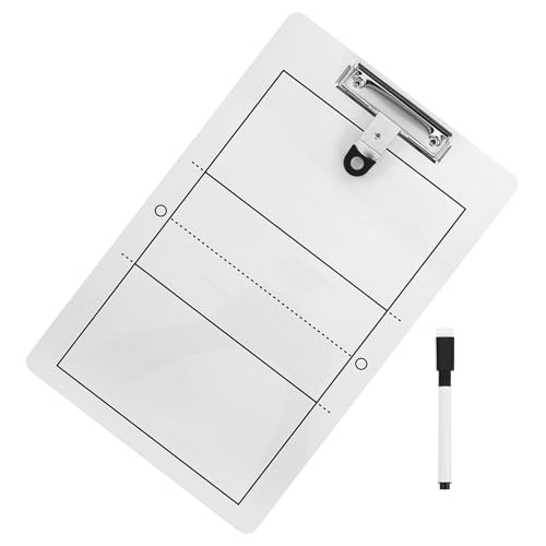 Parliky Pizarra de Voleibol Doble Cara para Entrenadores Marcador, Tablero de Entrenamiento Portátil para Partidos y Sesiones, Herramienta Visual para Comunicación Efectiva en Voleibol ⭐