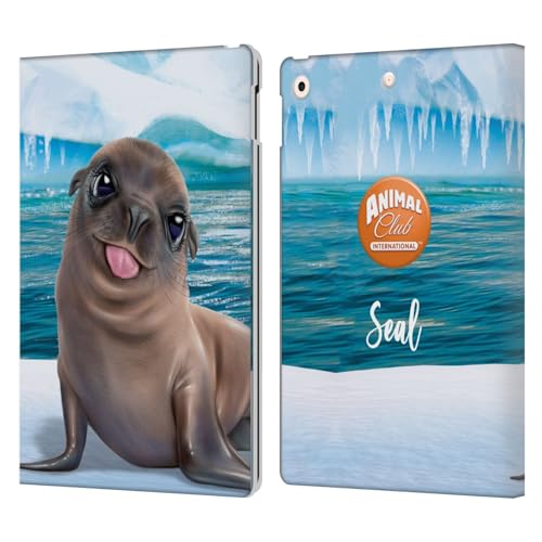 Housse iPad 10.2 étui portefeuille cuir Animal Club sous-marin
