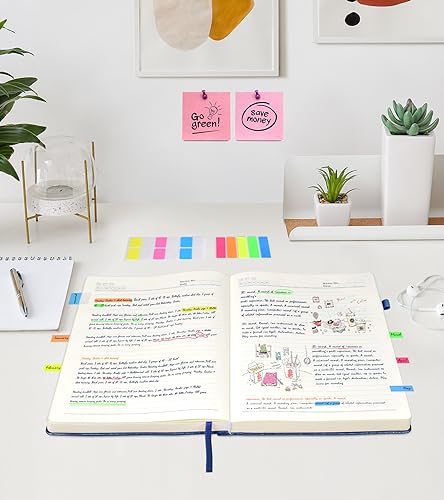 Image of Lined Journal Notebook, 365 Pages A4 Large Journals for Writing Ruled Notebook, Hardcover Leather Journal for Women Men, Daily Notebook for Work, Note Taking, 100Gsm Thick Paper( 8.5 inch x 11 inch Darkblue)