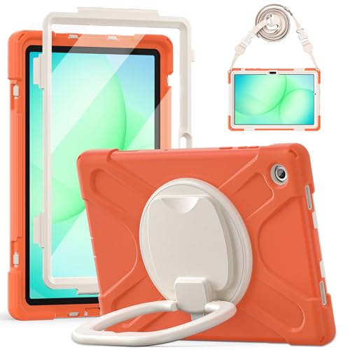 Coque antichoc Samsung Galaxy Tab A11 Plus évitez les bris d'écran avec cette protection orange