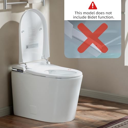 Image of WOODBRIDGE GT100 Smart Toilet,Auto Open /Close Lid, Foot Sensor,Auto Flush, Heated Seat & Fragrance System, ADA Height, Easy Installation, without Bidet