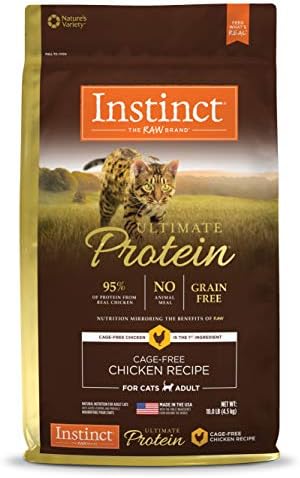 Instinct Ultimate Protein Grain Free Cage Free Chicken Recipe Natural Dry Cat Food, 10 lb. Bag