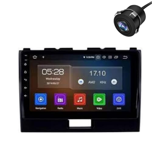 Image of Modorwy Original QLED 9 inch Zlink Car Android Stereo | OS 13 | 2GB+32GB | Display Support Car Play & Android Auto | incl. AHD Camera & Frame Compatible with Maruti Wagon-R 2012-2018 - 1 Year Warranty