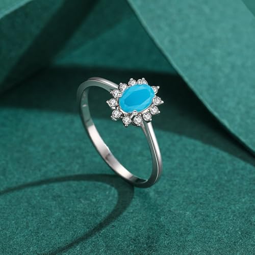 Anillo de compromiso oro blanco hipoalergénico que no pierde color 5
