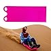 kowaku Snow Sled Mat Roll up Foldable Portable Mat Snowboard Sled Sledding Equipment for Game Outdoor Travel Ice Skating, Pink