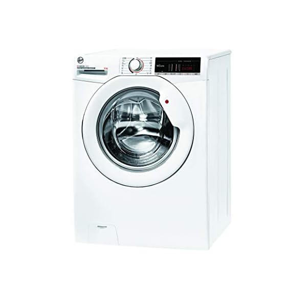 Hoover H-WASH 300 H3WS 485TE-S Waschmaschine / 8 kg / 1400 U/Min / Smarte Bedienung mit Wi-Fi und Bluetooth / Spezielle Extra Care-Programme zur Wäschepflege / Active Steam Dampffunktion, Weiß – Bild 3