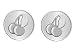 100 Double Cherry Slot Machine Tokens - Works with Most Home Slots!