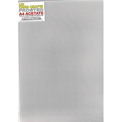 A4 Frosted Acetate 300 Micron x 5 Sheets - UKCC0240 Cover