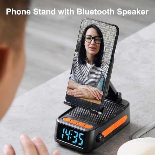 Soporte de teléfono con altavoz Bluetooth ideal para regalar a papá en su cumpleaños 2