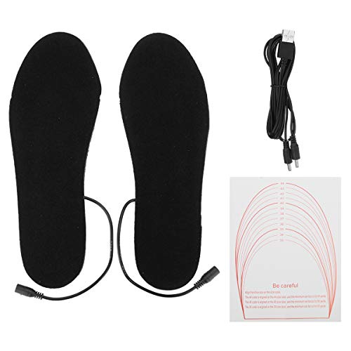Forspero Électrique Semelle intérieure de Chaussure Coupe-à-fit Chaud Chaussettes Pieds réchauffeur Pied USB Chauffe-Matelas d'hiver Semelles intérieures - 01 Cover