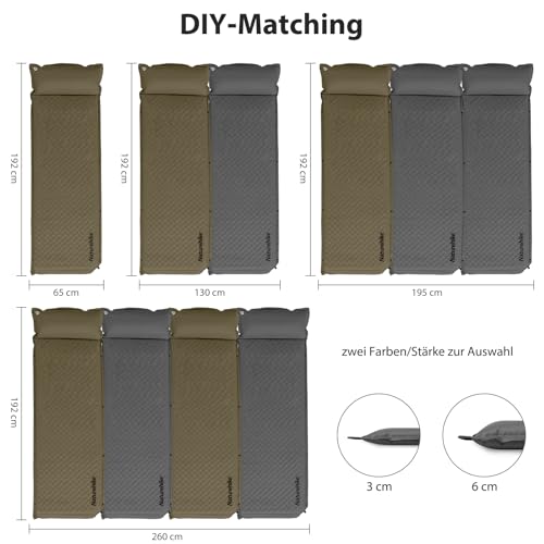 Matelas de camping Naturehike tapis de sol de randonnée léger - 7