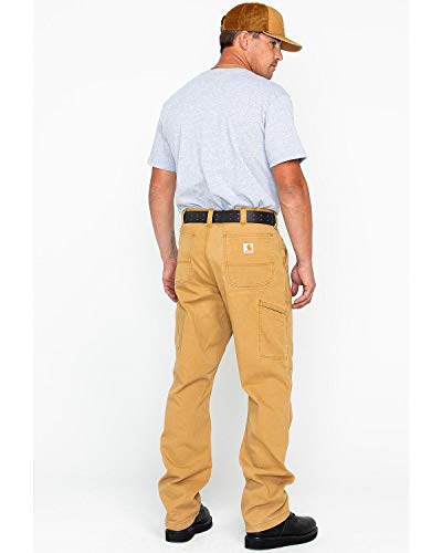 Carhartt Men's Rugged Flex Rigby Double Front Pant, Hickory, 36W X 34L #TOP4