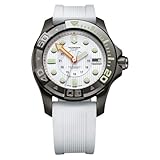 - Form des Gehäuses: Rund Victorinox Swiss Army Herren-Armbanduhr XL Professional Dive Master Analog Quarz Kautschuk 241559