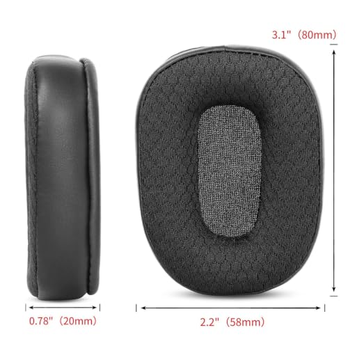 B450-XT XT B450 Repuestos para Almohadillas para Oído BlueParrott B450 XT/S450 | Almohadillas con Tela de Malla y Espuma de Alta Densidad para Cancelación de Ruido - Negro miniatura 4