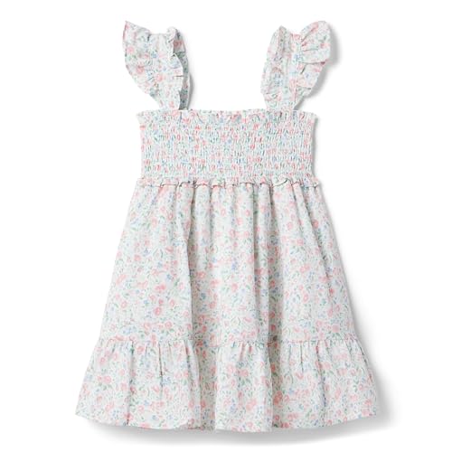 Janie and Jack Girls Smocked Floral Dress (Toddler/Little Big Kids)2