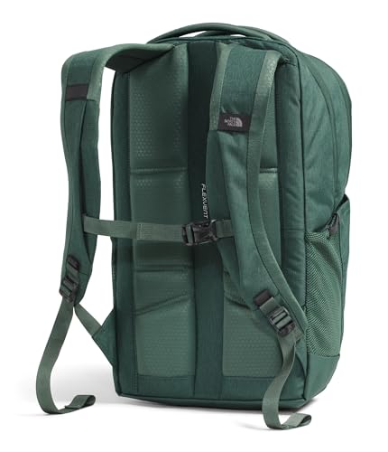 Image of The North Face Jester Everyday Laptop Backpack - Commuter Daypack, Water Repellent, Laptop Sleeve, Duck Green Dark Heather /TNF Black, One Size