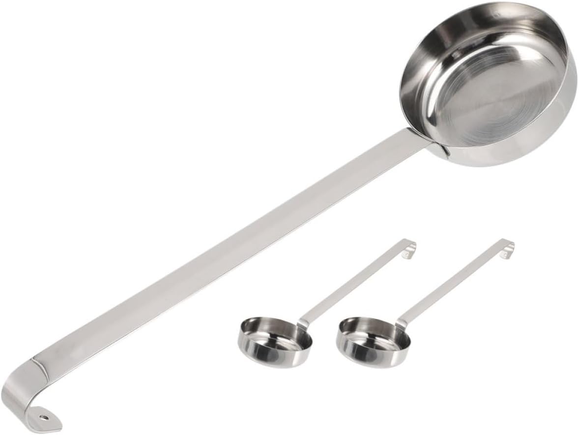 3pcs Stainless Steel Gravy Ladle Spoon for Kitchen Cooking