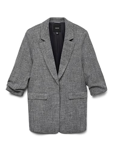 VERO MODA Blazer pour Femme, Noir, 42