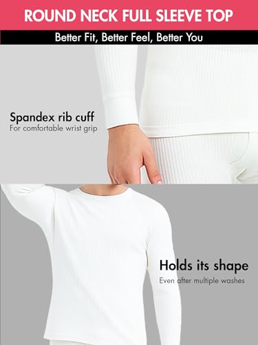 Image of BODYCARE Men's Slim Fit Thermal Top Round Neck Full Sleeves Pack Of 1