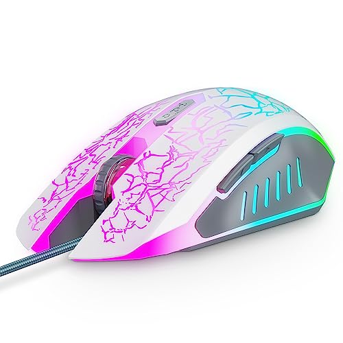 VersionTECH. RGB Gaming Mouse, Ergonomic USB Wired Optical Mouse