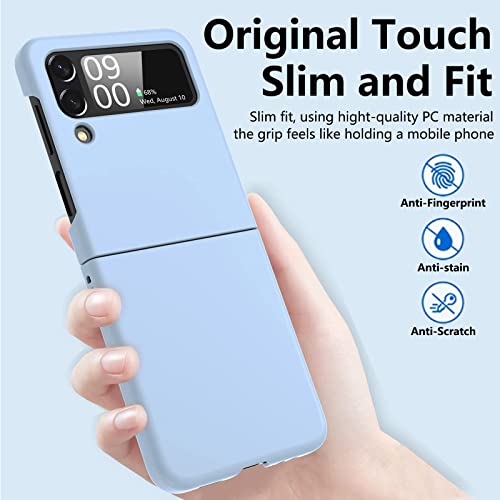 Caredoctor For Samsung Galaxy Z Flip 4 Case: Shockproof Protective Phone Case For Galaxy Z Flip 4 5G (Blue) #TOP2