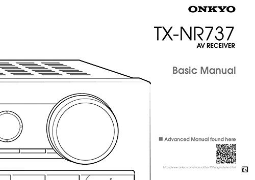 Onkyo Integra TX-NR737 Receiver Owners Instruction Manual Reprint [Plastic Comb]