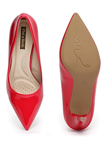 Image of Flat n Heels Womens Beige Pumps FnH 1127-1-BG