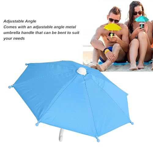 Guarda-chuva Magnético para Telefone, Capa Bloqueadora de Sol, ângulo Ajustável, Guarda-sol para Dir