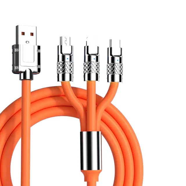 Bleaws 120W Charger Cable, Fast Charging 3 in 1 Charging Data Cable, Portable Charger Cord with USB Type-C & USB Port for All Phones and Tablet, Multi Fast Charger Type c Retractable USB Cable (B0D6H7Y8B5) Amazon Price History, Amazon Price Tracker