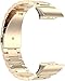 Straps Compatible with Garmin Forerunner 35/30 Strap, Metal Stainless Steel Wristband Replacement Business Watch Band for Garmin Forerunner 35/30, One Size, Stainless Steel, 0