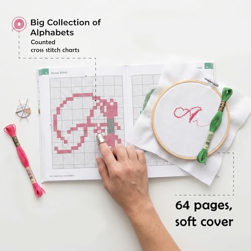 Image of A Big Collection of Alphabets in Cross Stitch