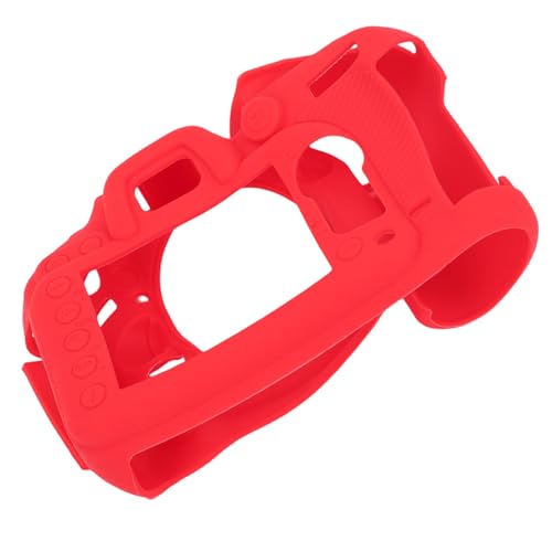 Funda de silicona para cámara Nikon D7200 en color rojo ligera 2
