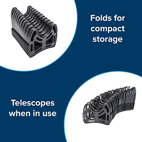 Camco 20-Foot Sidewinder Rv Sewer Hose Support | Features A Lightweight, Flexible, And Durable Frame | Curves Around Obstacles | Black (43051) #TOP3