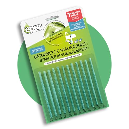 Bâtonnets Entretien Canalisations, 12 x 2 g